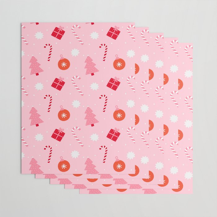 Christmas Fun - Pink Palette  Wrapping Paper Gallery Image 3