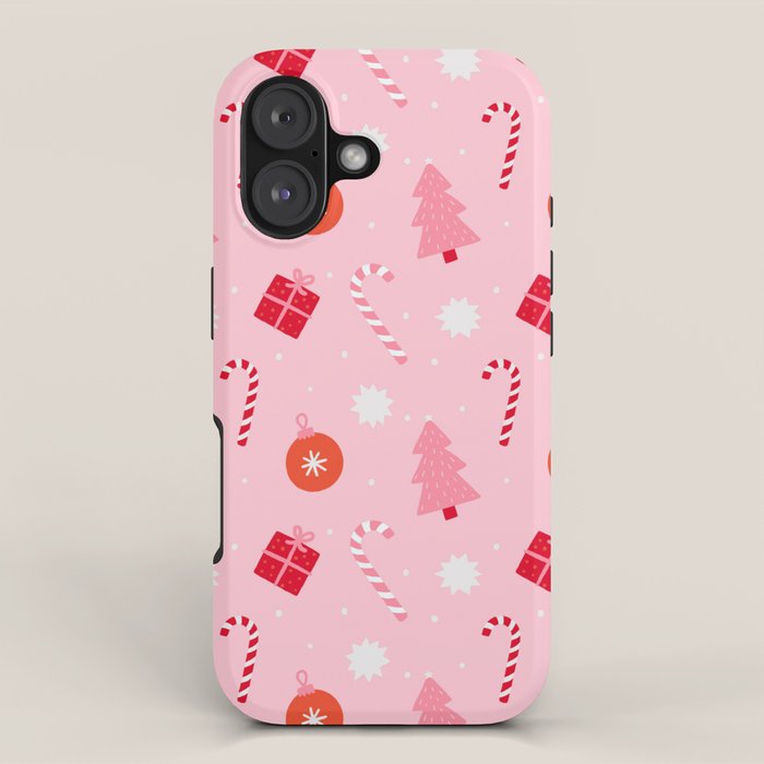 Christmas Fun - Pink Palette  iPhone Case Gallery Image 1