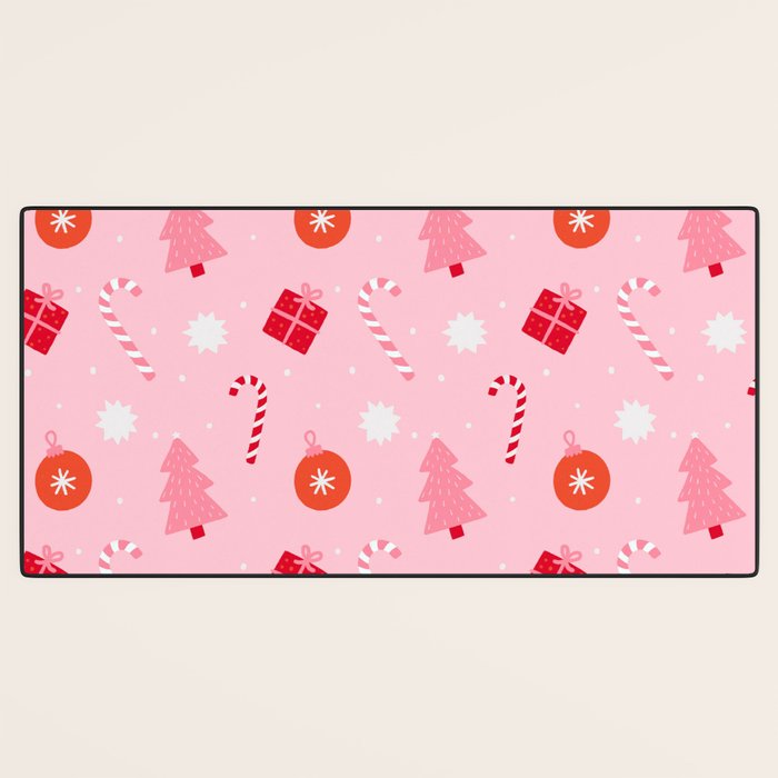 Christmas Fun - Pink Palette  Desk Mat Gallery Image 3