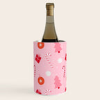 Christmas Fun - Pink Palette  Wine Chiller Gallery Image 1