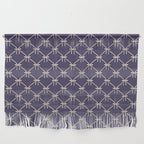 Bows & Ribbons Pattern XXXII Dark Lavender Purple Wall Hanging Gallery Image 1