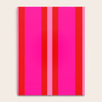 Red and Pink Summer Stripes Notebook Gallery Image 4