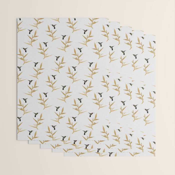 Hummingbird & Flower II Wrapping Paper Gallery Image 3