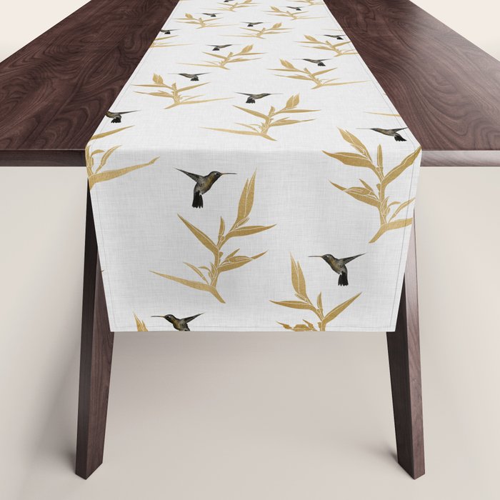 Hummingbird & Flower II Table Runner Gallery Image 1