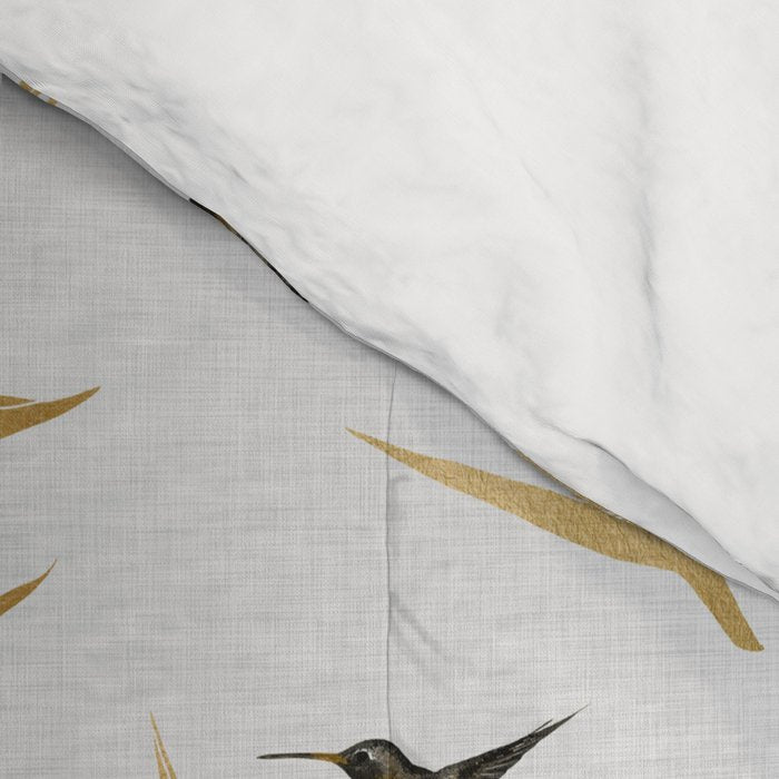 Hummingbird & Flower II Comforter Gallery Image 4