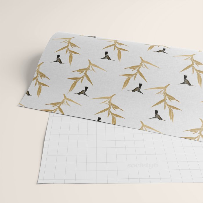 Hummingbird & Flower II Wrapping Paper Gallery Image 2