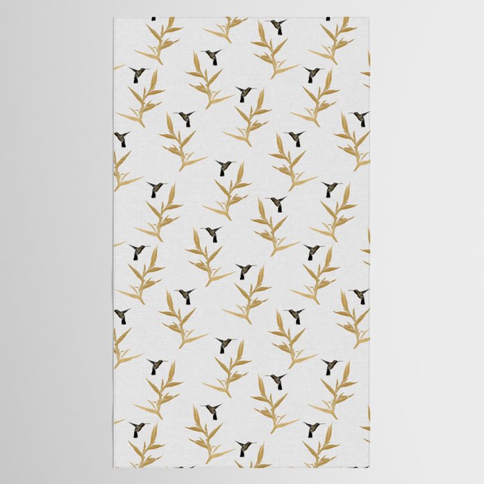 Hummingbird & Flower II Tablecloth Gallery Image 2
