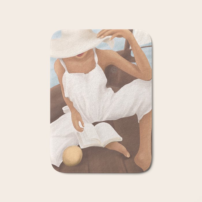 Summer Reading I Bath Mat Gallery Image 1