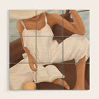 Summer Reading I Wood Wall Art Gallery Image 1