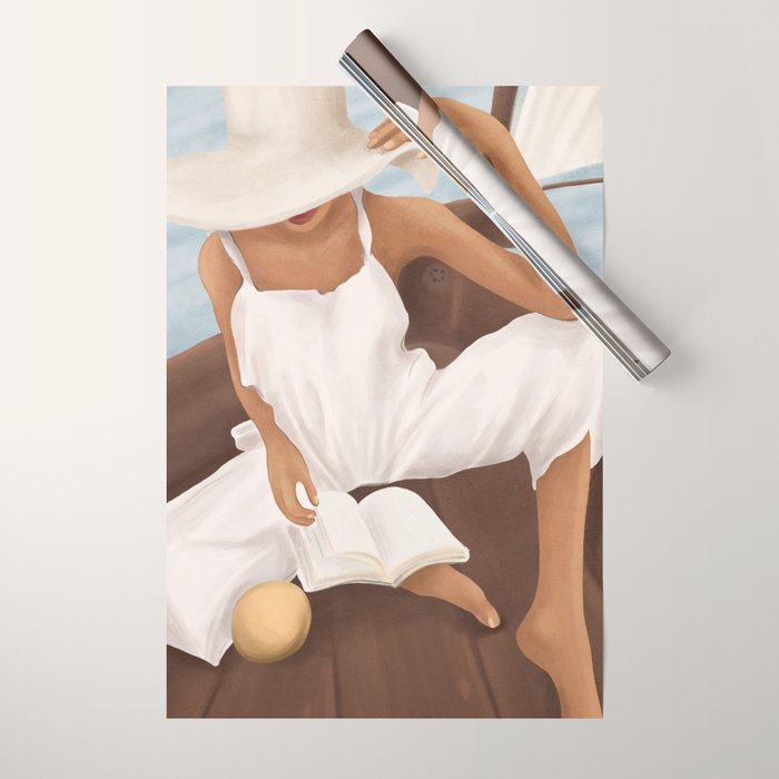 Summer Reading I Wrapping Paper Gallery Image 1