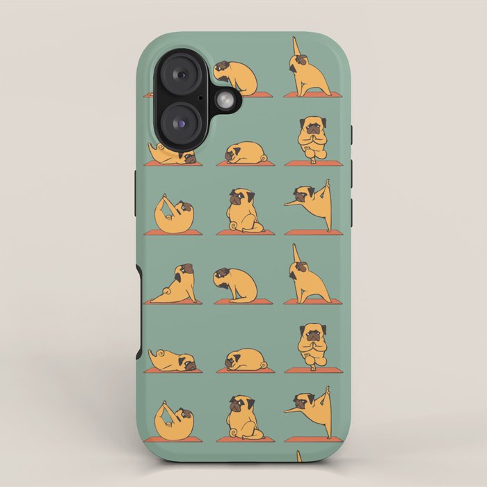 Pug Yoga iPhone Case Gallery Image 1