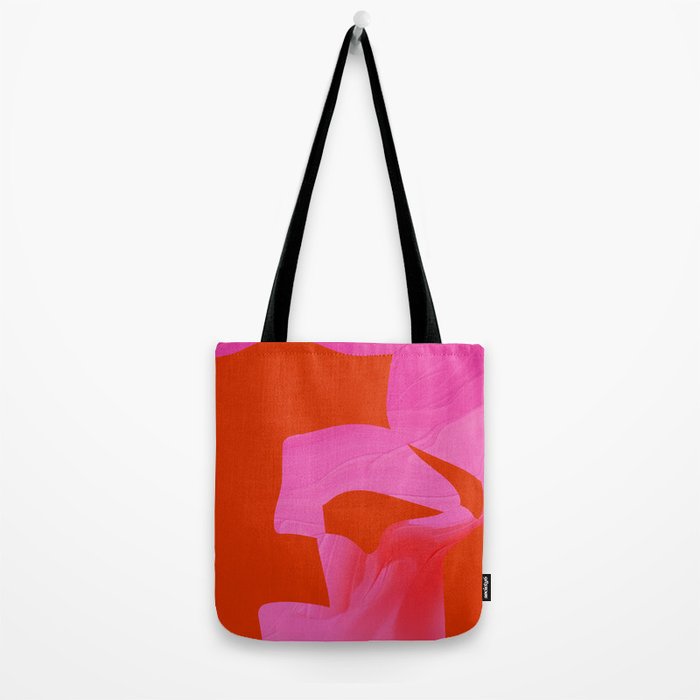 abstract pink orange minimal - imagine 3 Tote Bag Gallery Image 2
