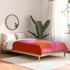 abstract pink orange minimal - imagine 3 Comforter Gallery Image 2