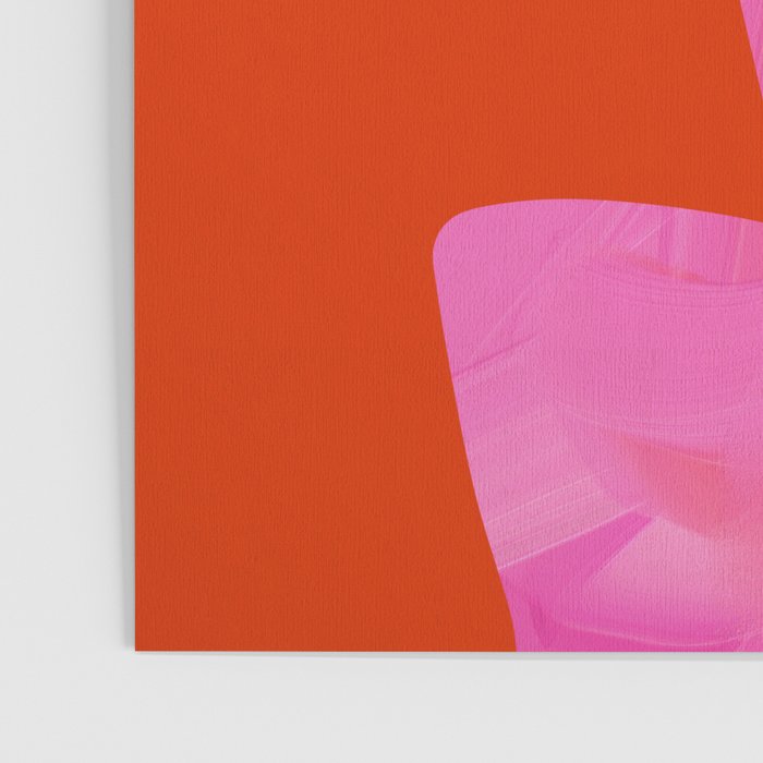 abstract pink orange minimal - imagine 3 Poster Gallery Image 3