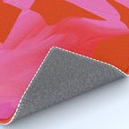 abstract pink orange minimal - imagine 3 Rug Gallery Image 4