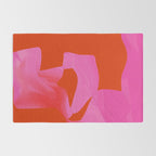 abstract pink orange minimal - imagine 3 Rug Gallery Image 2
