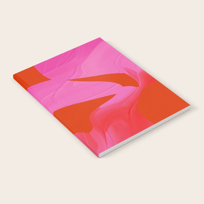 abstract pink orange minimal - imagine 3 Notebook Gallery Image 2