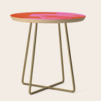 abstract pink orange minimal - imagine 3 Side Table Gallery Image 1