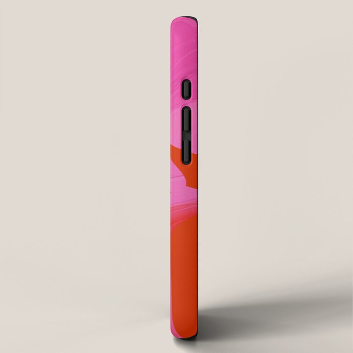 abstract pink orange minimal - imagine 3 iPhone Case Gallery Image 2