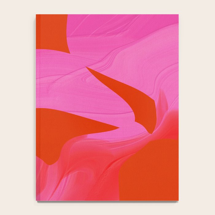 abstract pink orange minimal - imagine 3 Notebook Gallery Image 4