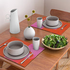 abstract pink orange minimal - imagine 3 Placemat Gallery Image 2