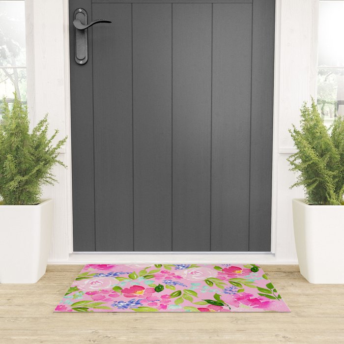 English Cottage Garden Welcome Mat Gallery Image 3