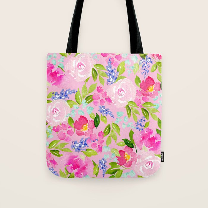 English Cottage Garden Tote Bag Gallery Image 1