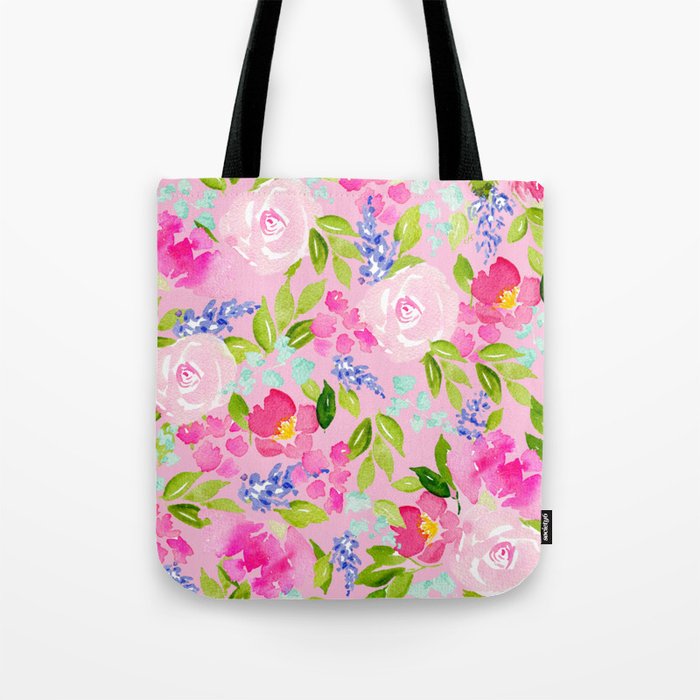 English Cottage Garden Tote Bag Gallery Image 1