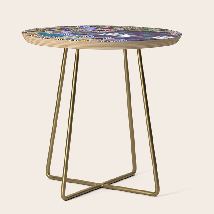 Authentic Aboriginal Art - Discovering Your Dreams Side Table Gallery Image 1