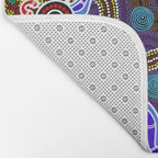 Authentic Aboriginal Art - Discovering Your Dreams Bath Mat Gallery Image 2