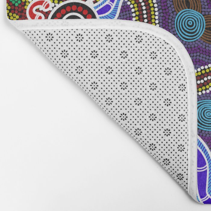 Authentic Aboriginal Art - Discovering Your Dreams Bath Mat Gallery Image 2