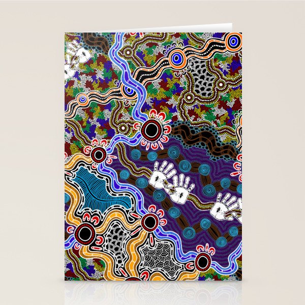 Authentic Aboriginal Art - Discovering Your Dreams Stationery Card Gallery Image 2