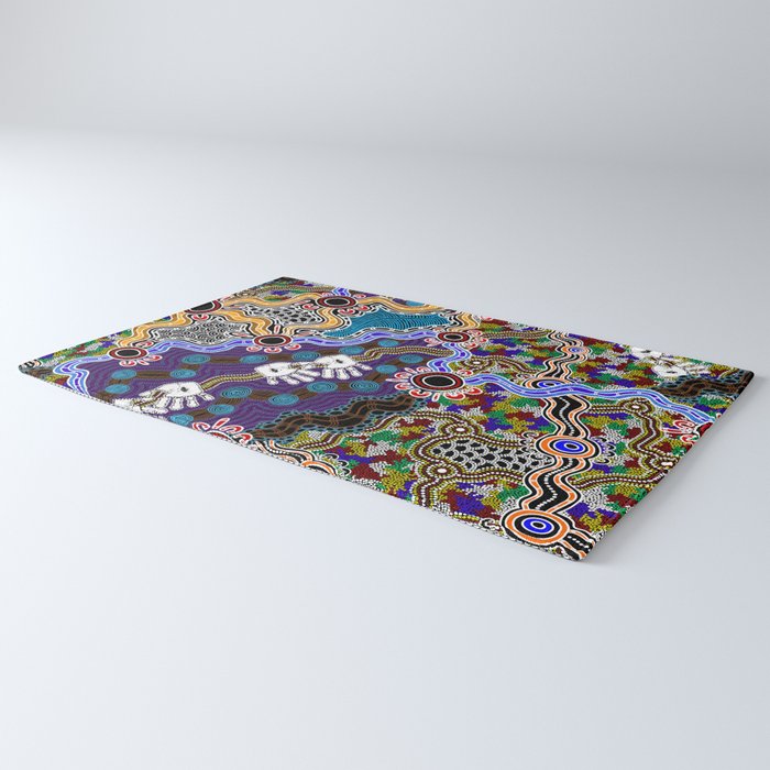 Authentic Aboriginal Art - Discovering Your Dreams Rug Gallery Image 3