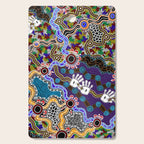 Authentic Aboriginal Art - Discovering Your Dreams Cutting Board Gallery Image 1