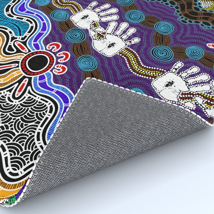Authentic Aboriginal Art - Discovering Your Dreams Rug Gallery Image 4