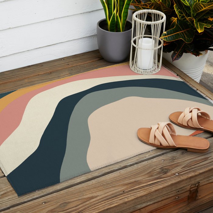 Plentiful - Modern Art Print Outdoor Rug Gallery Image 2