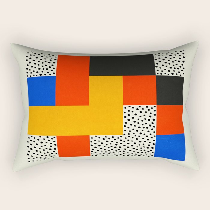 BAUHAUS 01: Exhibition 1923 | Mid Century Series  Rectangular Pillow Gallery Image 2