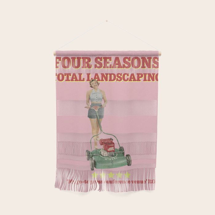 Four Seasons Total Landscaping (Pink) Wall Hanging Gallery Image 1