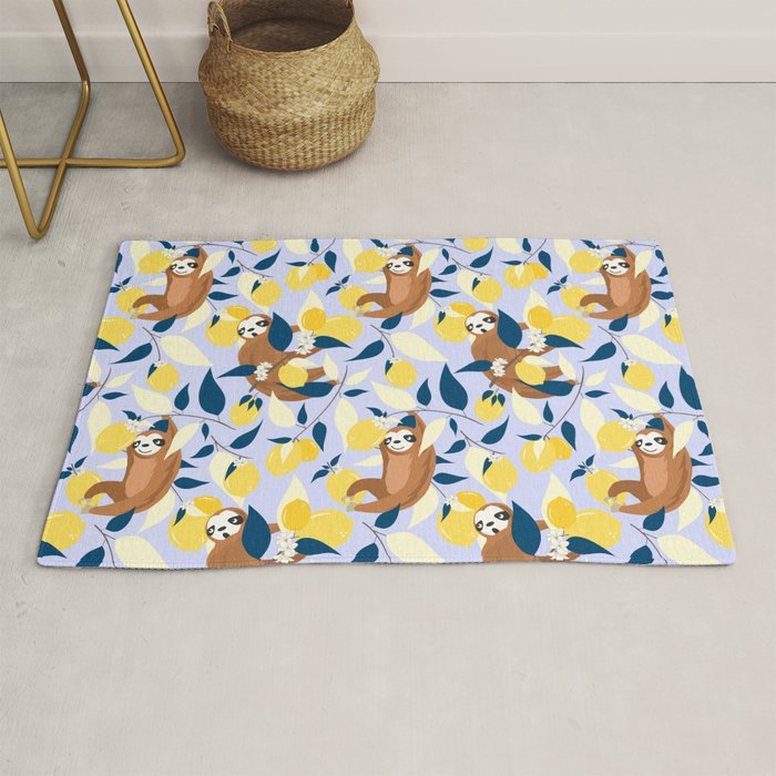 Sloth & Lemons Hangout Rug Gallery Image 1