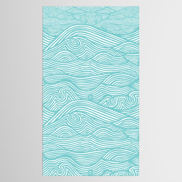 Waves Tablecloth Gallery Image 2