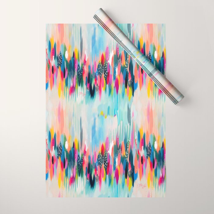 EttaVee Brushstroke No.109 Wrapping Paper Gallery Image 1