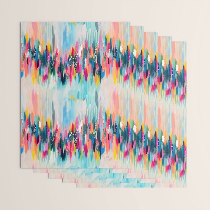 EttaVee Brushstroke No.109 Wrapping Paper Gallery Image 3
