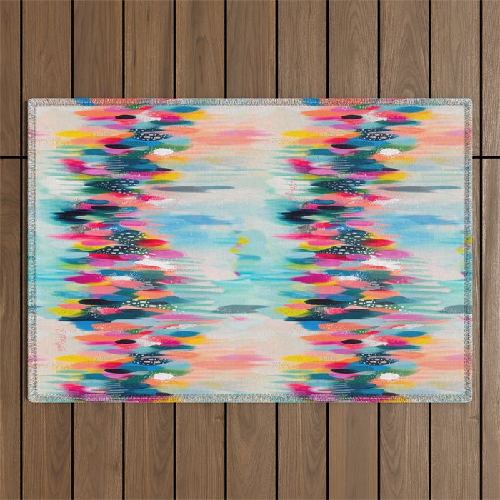 EttaVee Brushstroke No.109 Outdoor Rug Gallery Image 1