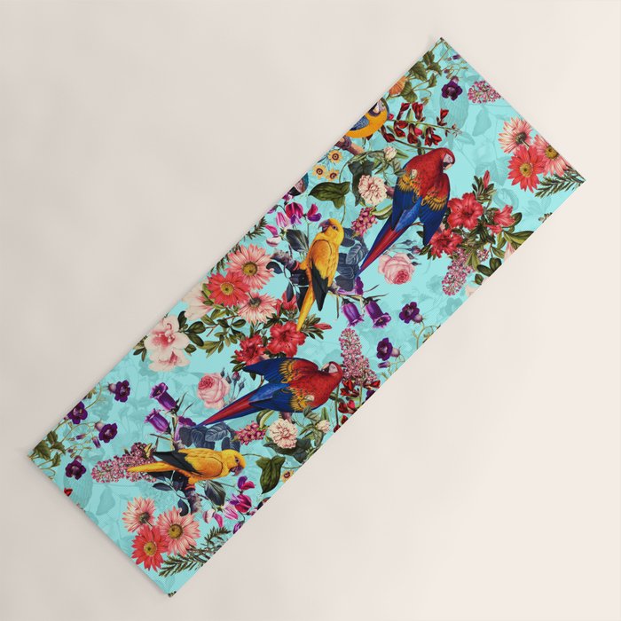 Floral and Birds XI Yoga Mat Gallery Image 1