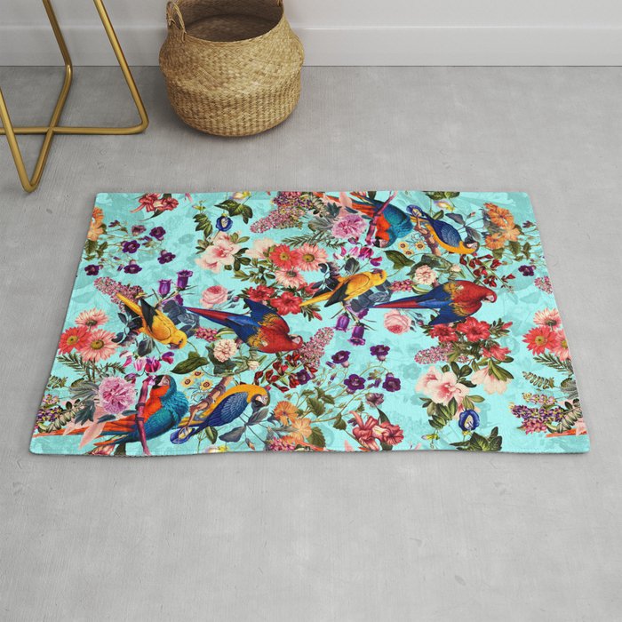 Floral and Birds XI Rug Gallery Image 1