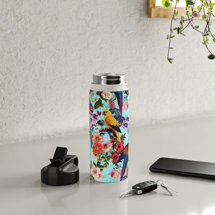 Floral and Birds XI Water Bottle Gallery Image 4