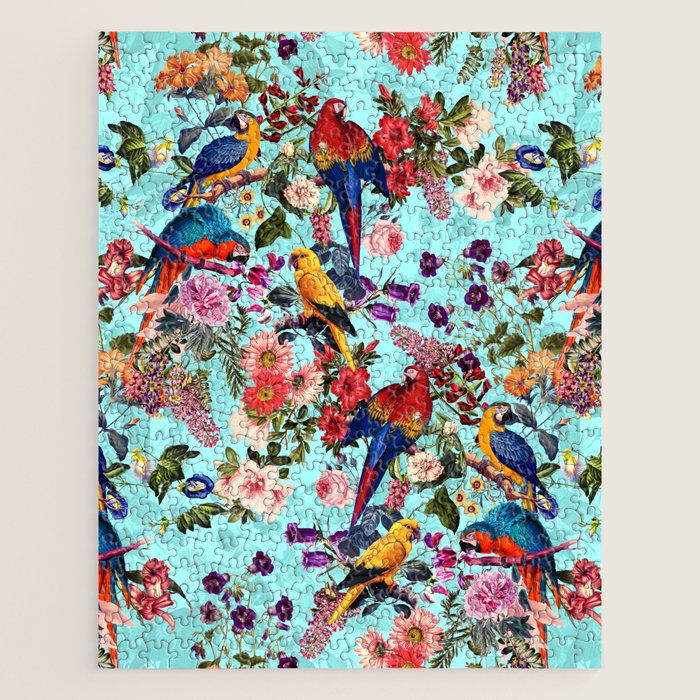 Floral and Birds XI Jigsaw Puzzle Gallery Image 1