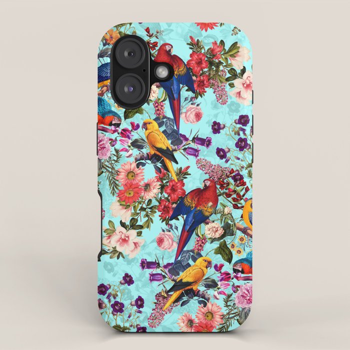Floral and Birds XI iPhone Case Gallery Image 1