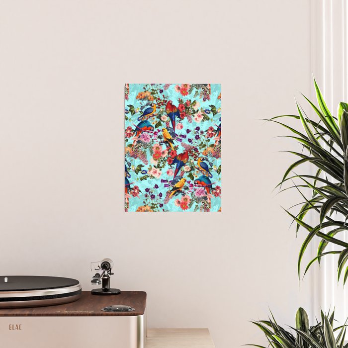 Floral and Birds XI Poster Gallery Image 2