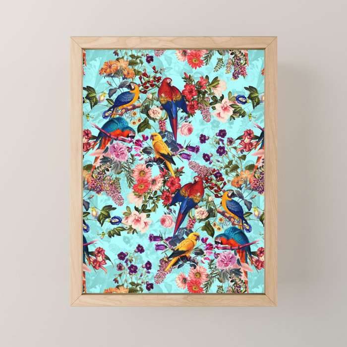 Floral and Birds XI Mini Art Print Gallery Image 1